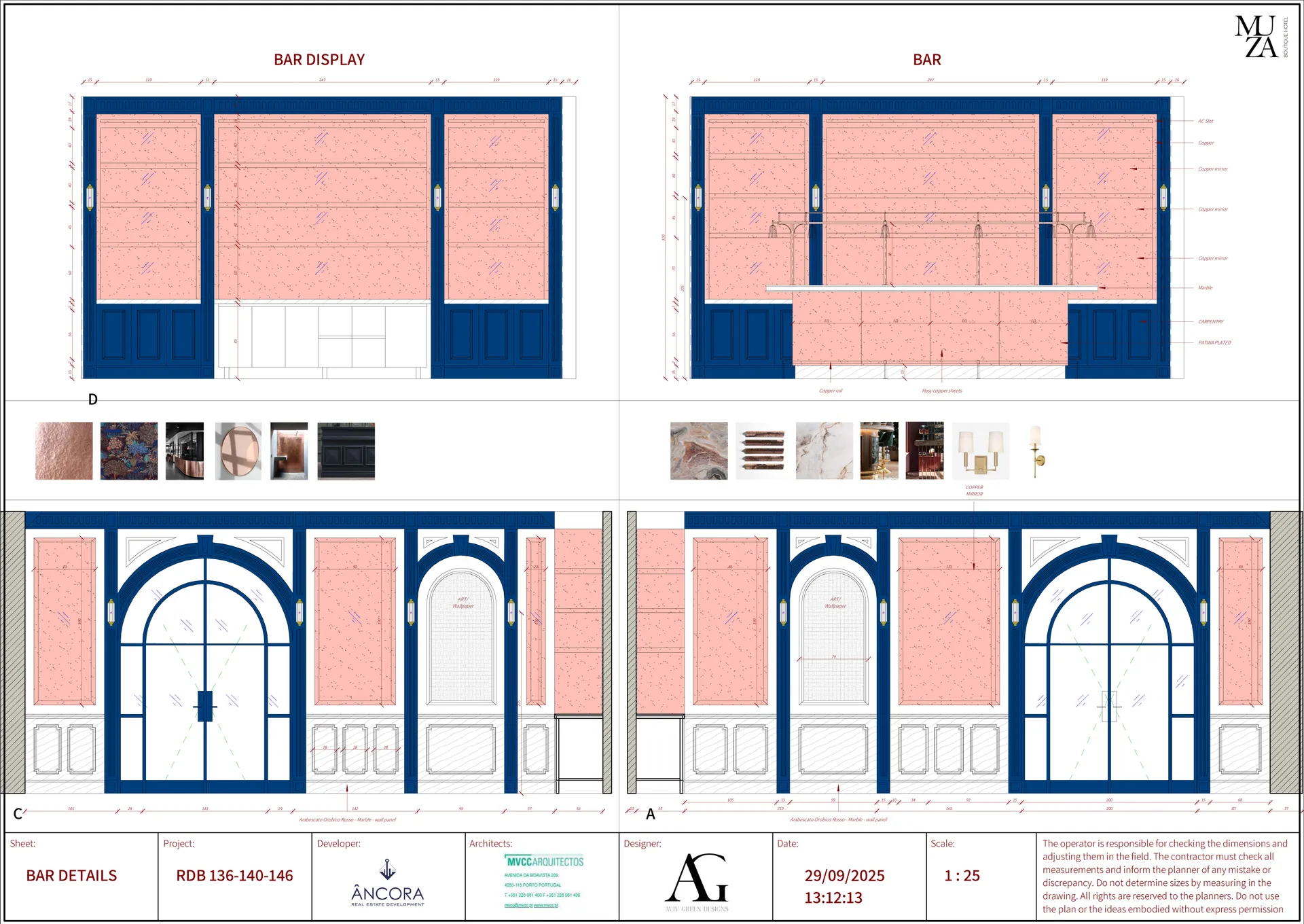 Muza Boutique hotel, Porto, Portugal — ARCHITECTURAL PLANNING (9)